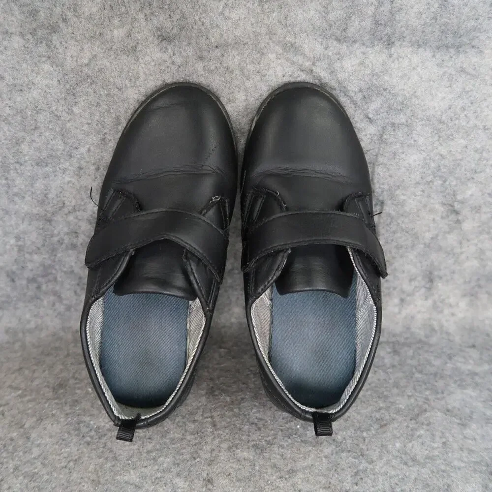 Wonder Nation Shoes Toddler Boys 11 Oxford Classic Black Easy On Strap Formal